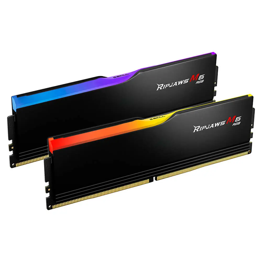 RAM G.Skill Ripjaws M5 RGB 32GB (2×16GB) DDR5‑6000 CL36 – Kit F5‑6000J3636F16GX2‑RM5RK