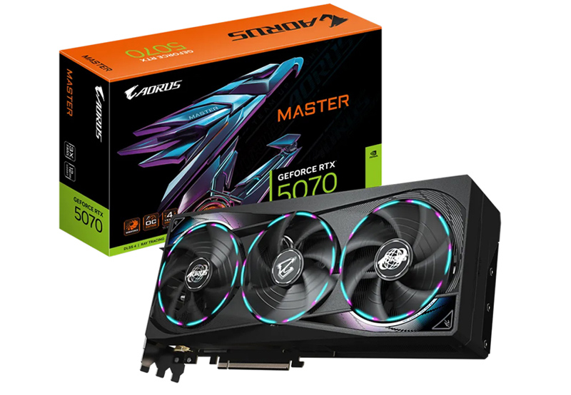 VGA Gigabyte RTX 5070 AORUS MASTER 12G (N5070AORUS M-12GD)