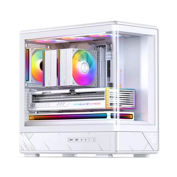 VỎ CASE PC JONSBO D200 (Black-White)