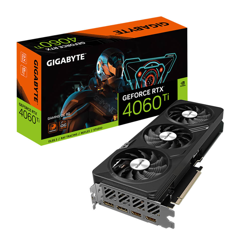VGA Gigabyte RTX 4060 Ti Gaming OC 8GB (N406TGAMING OC-8GD)