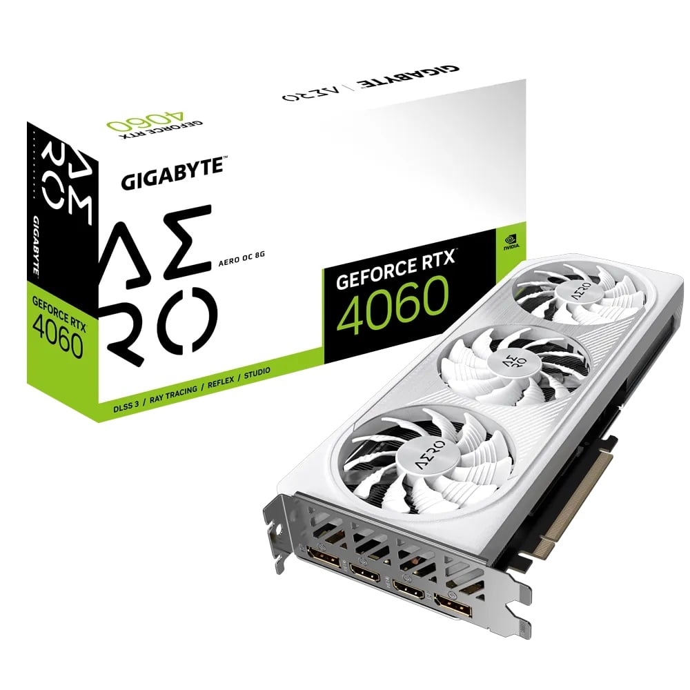 VGA Gigabyte RTX 4060 Aero OC 8GB (N4060AERO OC-8GD)