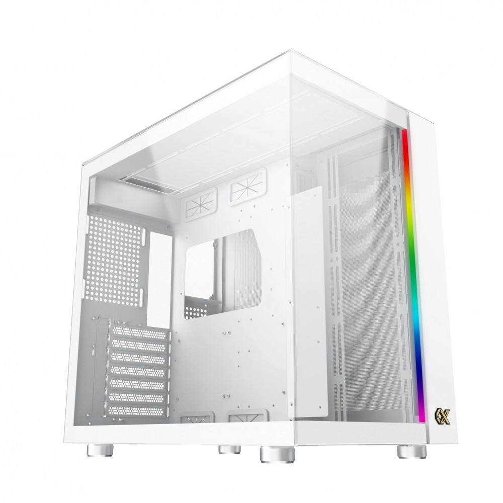 Vỏ Case XIGMATEK AQUA ULTRA ARTIC (EN40801) - PREMIUM GAMING E-ATX, ARGB STRIP