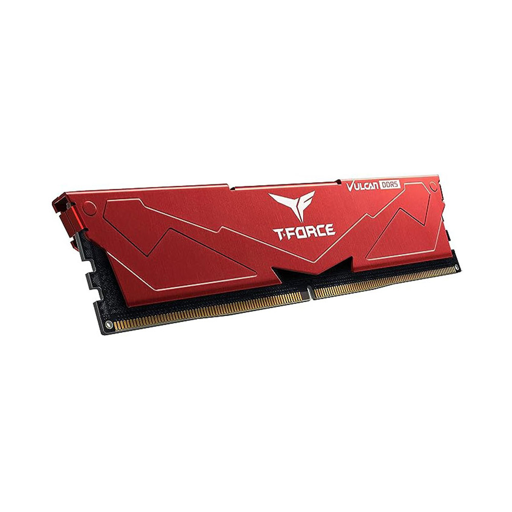 Ram PC TEAMGROUP T-FORCE VULCAN DDR5 16GB 5200 (màu đỏ)