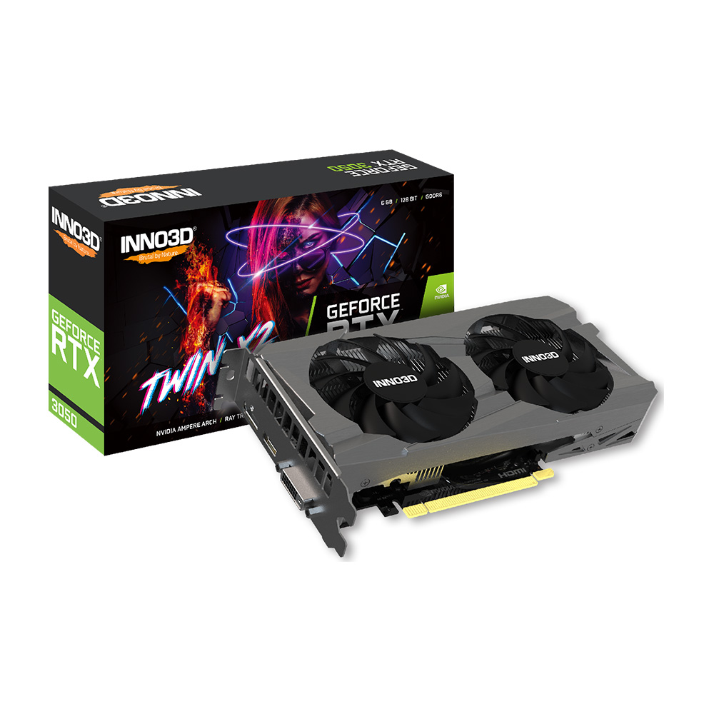 VGA INNO3D GEFORCE RTX 3050 6GB TWIN X2 6GB GDDR6