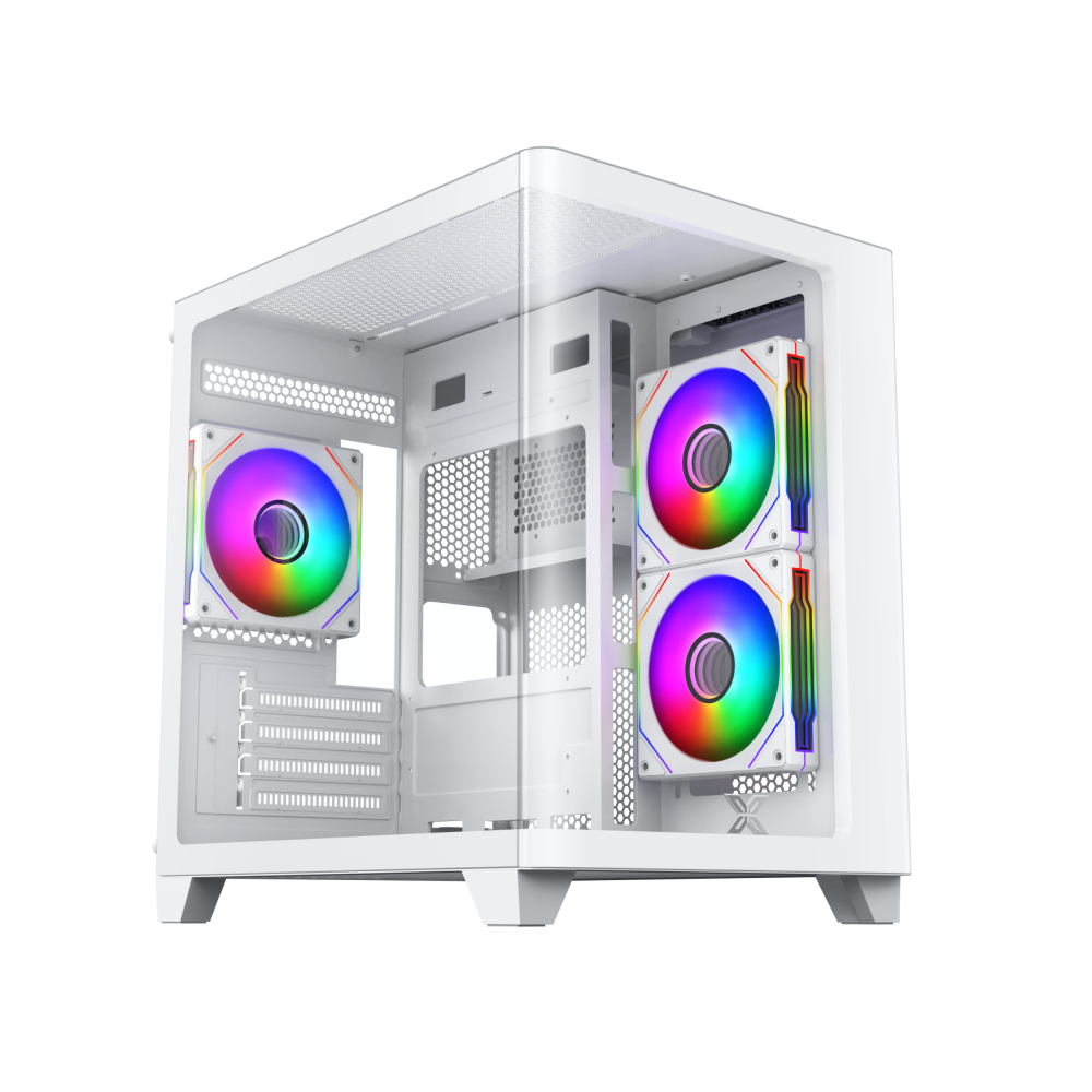 VỎ CASE XIGMATEK PANO M NANO ARTIC 3GF EN45530 (MATX, Màu Trắng, 3 Fan)