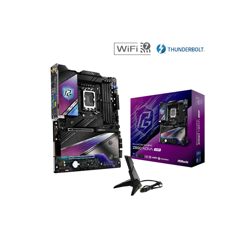 Mainboard Asrock Z890 Nova WiFi DDR5 (Wifi+Bluetooth+Thunderbolt 4)