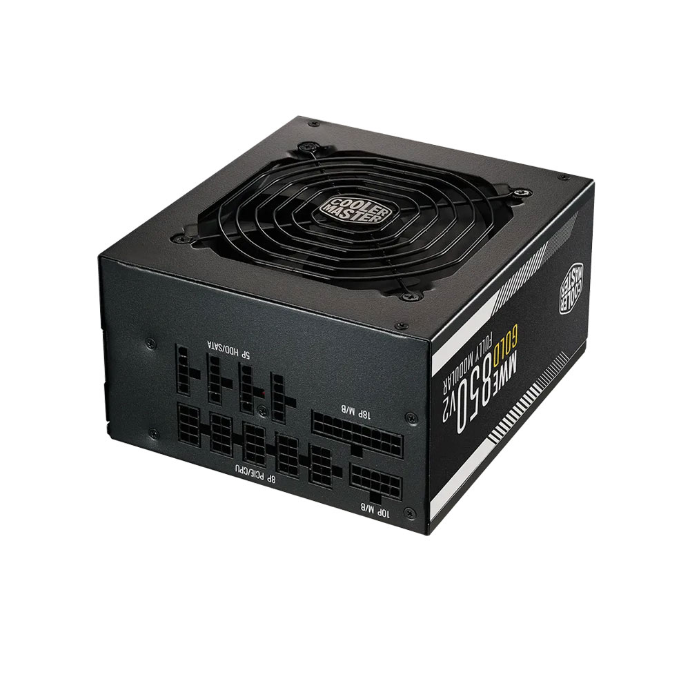 Nguồn máy tính Cooler master MWE GOLD 850 V2 850W ATX 3.1 FULL MODULE (MPE-8501-AFAAG-3E)