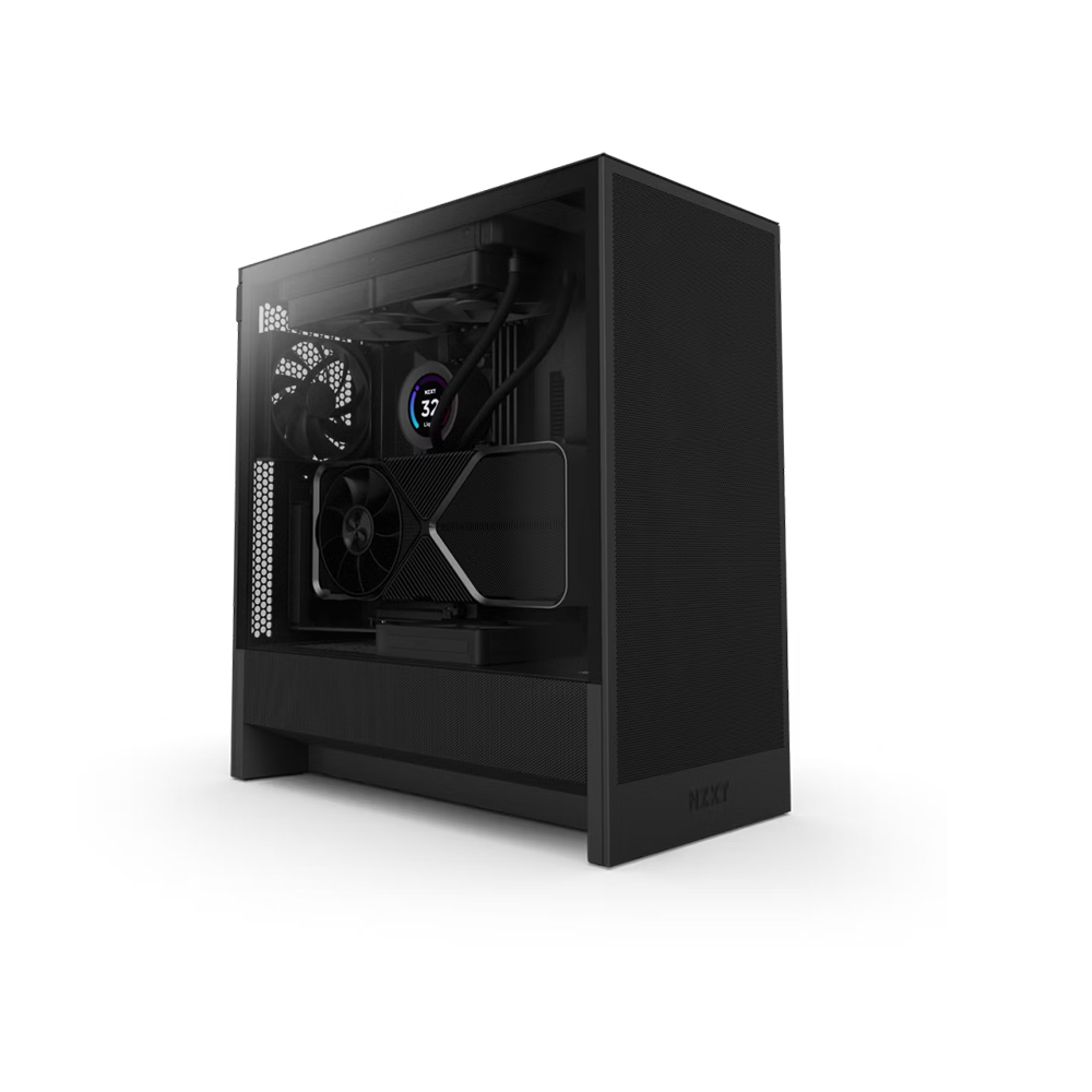 Vỏ Case NZXT H5 FLOW (2024) All Black (CC-H52FB-01)