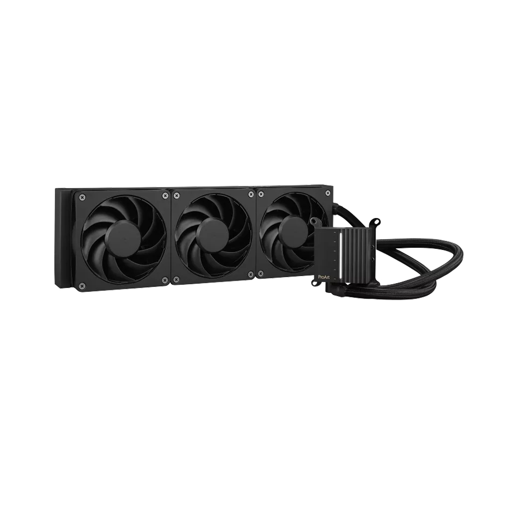 Tản nhiệt nước AIO ASUS ProArt LC 360 (3 quạt Noctua 120mm, đồng hồ đo nhiệt độ và tốc độ quạt trên nắp máy bơm)