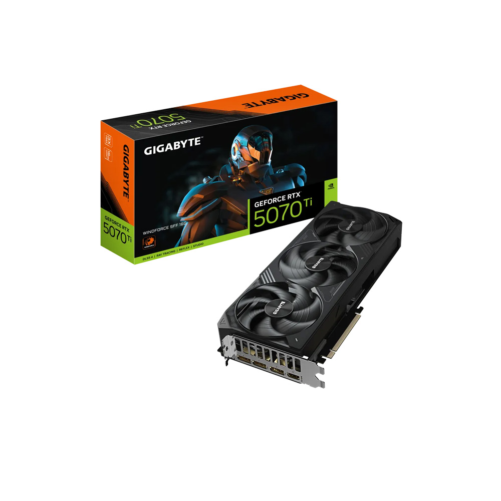 VGA Gigabyte RTX 5070 Ti WINDFORCE SFF 16GB (N507TWF3-16GD)