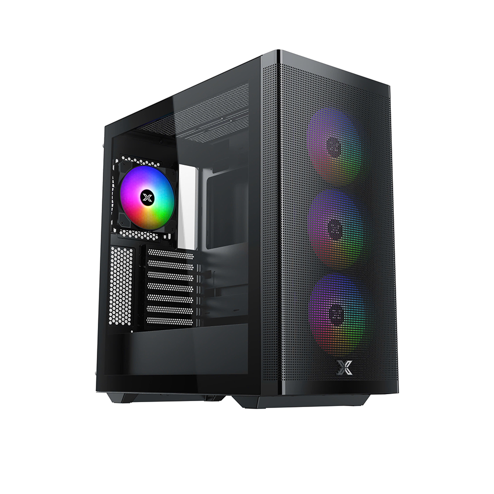 Vỏ case Xigmatek Osiris - 4FAN RGB (Mid Tower, Màu Đen)