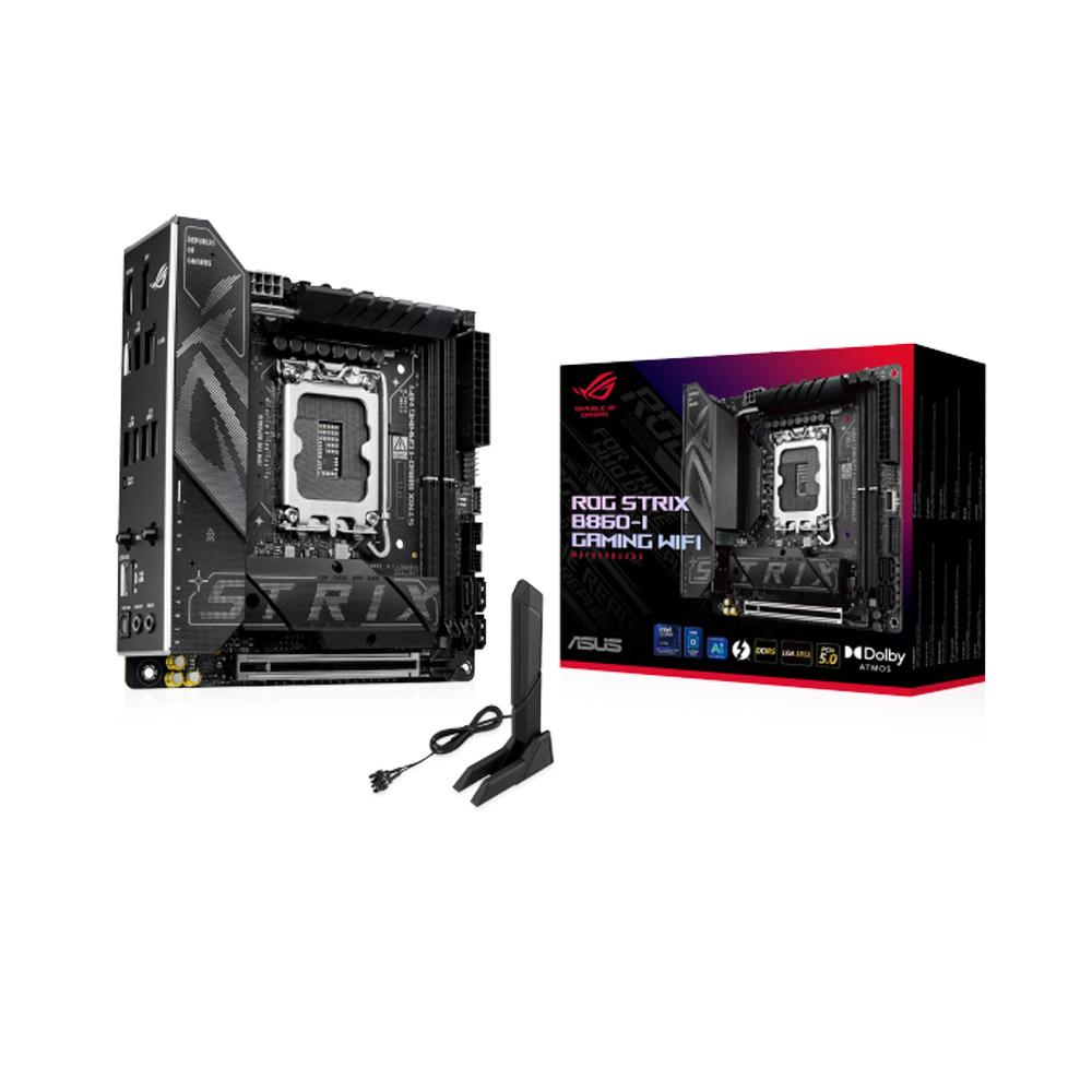 Mainboard Asus ROG STRIX B860-I GAMING WIFI DDR5 (Thunderbolt4+Bluetooth)