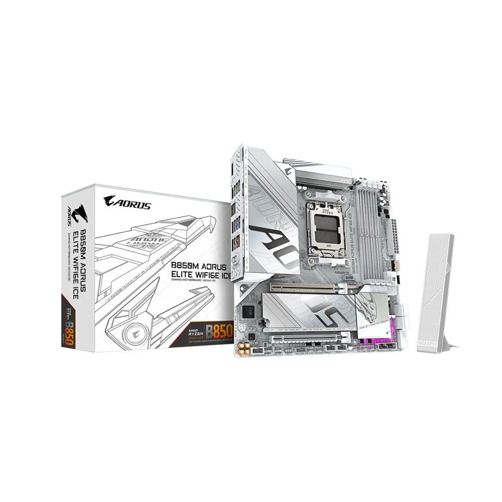 Mainboard Gigabyte B850M AORUS ELITE WIFI 6E ICE DDR5