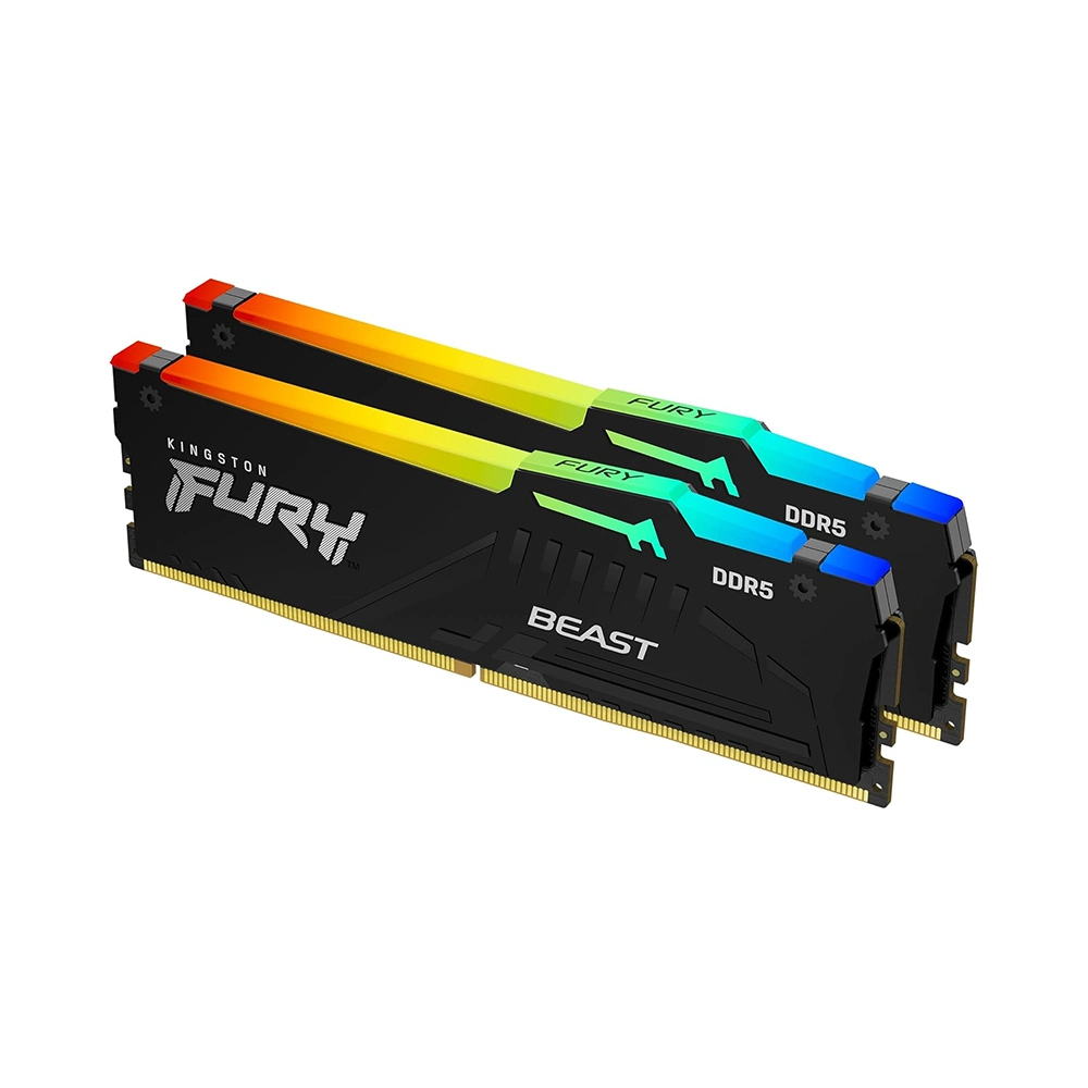 RAM Kingston FURY Beast RGB 32GB (2x16GB) DDR5 6000Mhz (KF560C36BBE2AK2-32) (AMD EXPO+INTEL XMP)