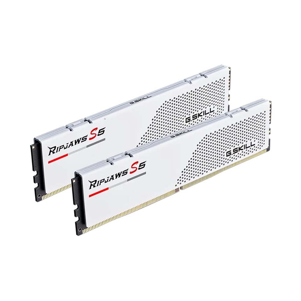 GSkill Ripjaws S5 White – 32GB (2x16GB) DDR5 – Bus 6000MHz Cas 36 (F5-6000J3648D16GX2-RS5W)