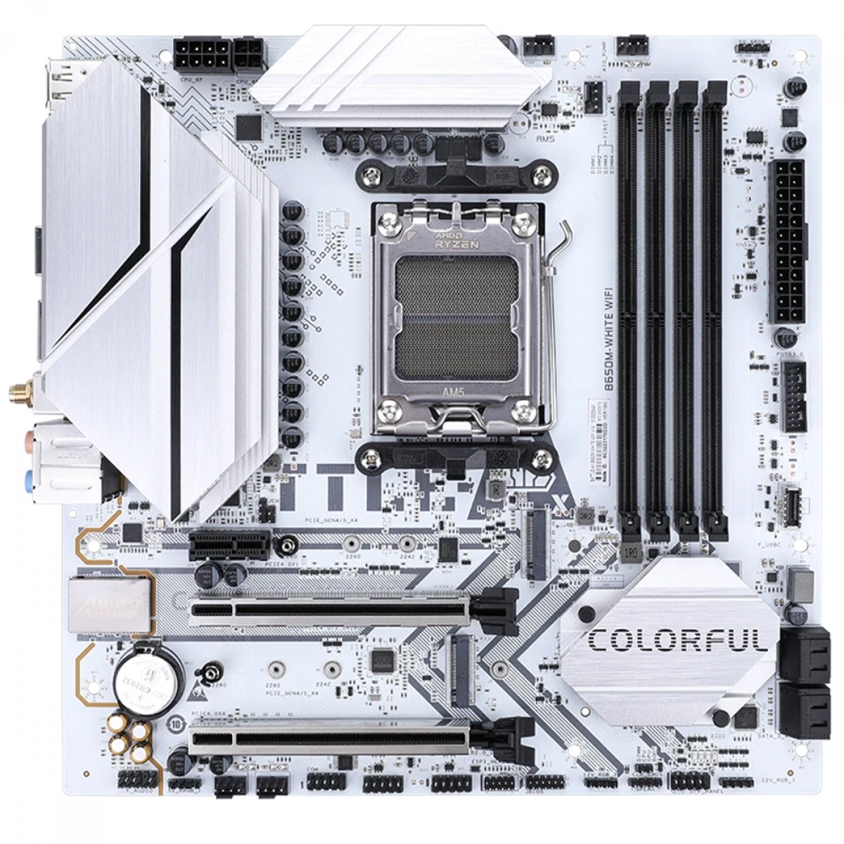 Mainboard Colorful BATTLE-AX B650M-WHITE WIFI V15 DDR5